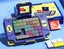 Huarong Road Puzzle Electronic Brain Teaser Toy for Stress Relief-Pink Carousel 7