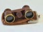 Vintage binoculars/opera glasses with central adjustment for focus. "Eldis" Carousel 4