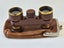 Vintage binoculars/opera glasses with central adjustment for focus. "Eldis" Carousel 8