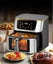 10L Air Fryer with Window Black 1400W Carousel 7