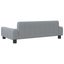 Kids Sofa Light Grey 90x53x30 Cm Fabric Toklxpn Carousel 5