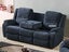 ALTO Reclining Sofa (Denim Blue) - 2 Seat with Cup Holders and Storage (2RRC) Carousel 3