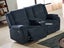 ALTO Reclining Sofa (Denim Blue) - 2 Seat with Cup Holders and Storage (2RRC) Carousel 4