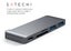 Satechi USB-C Type-C Pro MicroSD SD Card 2x USB 3.0 Hub - Space Grey Carousel 1