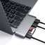 Satechi USB-C Type-C Pro MicroSD SD Card 2x USB 3.0 Hub - Space Grey Carousel 5