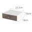 Storage Box White Brown Desktop Stackable One Grid Drawer Office Organizer Stora Carousel 2