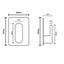 Alumium Alloy Hanging Hook Wall Mounted Hanger Hanging Coat Clip Wall Mount B... Carousel 5
