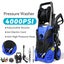 4000 PSI 2500W High Pressure Washer Water Cleaner Electric Pump Gurney 10M Hose Carousel 1
