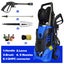 4000 PSI 2500W High Pressure Washer Water Cleaner Electric Pump Gurney 10M Hose Carousel 3