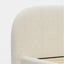 BOUCLE PEARL WHITE BED BASE WITH HEADBOARD QUEEN Carousel 7