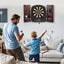 New Dartboard and Cabinet Set Complete with All Accessories Easy Assembly Carousel 8
