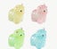 Miniature glow in the dark sheep SKU73a Carousel 3