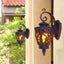 Vintage Lantern 2X 57cm Outdoor Antique Bronze Wall Sconce Classic Rustic Ext... Carousel 5