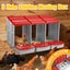 3 Hole Chicken Nesting Box Roll Away Chook Hen Laying Boxes Modular Nest House Carousel 3