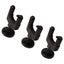 guitar wall stand guitar mounting stand 3Pcs Guitar Wall Hooks Plastic Black Carousel 4