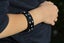 Elegant Zircon-Studded Leather Bracelet Carousel 1