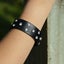 Elegant Zircon-Studded Leather Bracelet Carousel 3