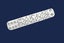Silver-Toned Leather Bracelet with Zirconia Studs Carousel 1