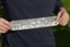 Silver-Toned Leather Bracelet with Zirconia Studs Carousel 4