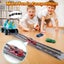 Truck Toys with 6 Die-Cast Metal Cars Foldable Track & Missile Launcher Birthday Carousel 8