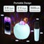Mini Karaoke Machine for Kids Bluetooth Speaker with 2 Wireless Mic,Portable Mic Carousel 5