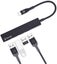 Bonelk Long-Life USB-C to 4 Port USB 3.0 Slim Hub - Black Carousel 3