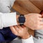 SALE! Sleek Black Gloss Analogue Quartz Pin Buckle Strap Watch Carousel 1