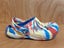CROCS Coloursplash Faux Fur Lined Clog Junior US 1 - Very Good Condition Carousel 3