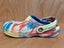 CROCS Coloursplash Faux Fur Lined Clog Junior US 1 - Very Good Condition Carousel 4
