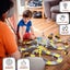 Kids Race Track Car Toys Play Set Carousel 5