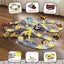 Kids Race Track Car Toys Play Set Construction Truck Carousel 4