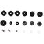 drum felt pad set cymbal stand sleeves drum wing nuts metal nut washer kit Carousel 3