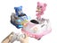 4 Pack Remote Car RC Ejecting Bumper Car For Kids Music Spray Light Car Toys Carousel 4