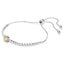 Swarovski Matrix Tennis Bracelet Mixed Cuts, Yellow w / Rhodium-Plate Carousel 3