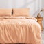 Dreamaker Washed Microfibre Duvet Cover Set Peach Double Bed Carousel 7