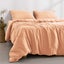 Dreamaker Washed Microfibre Duvet Cover Set Peach Double Bed Carousel 13