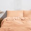 Dreamaker Washed Microfibre Duvet Cover Set Peach Double Bed Carousel 14