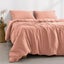 Dreamaker Washed Microfibre Duvet Cover Set Pink Clay Queen Bed Carousel 13