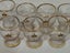 7 NZ Royal Visit Sherry Glasses 1953 gold rim Carousel 3