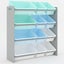 Kids toy Storage organizer with 12 plastic bins Carousel 3