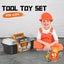 43pcs Kids Toolbox Construction Building Toys Carousel 3