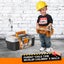 43pcs Kids Toolbox Construction Building Toys Carousel 4