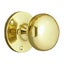 Superior Brass Colonial Door Knob on Rose Passage Set Carousel 1