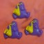 Vintage 1991 Grimace Suction Toys Carousel 1