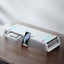 RGB Gaming Computer Monitor Stand Lifter with Drawer - White Carousel 4