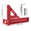 22.5-90 degree woodworking square 3D Multi Angle Measuring Ruler Metric Aluminum Carousel 4