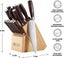 PAUDIN Kitchen Knife Set with Block, 14 Pieces Knife Sets for Kitchen with Block Carousel 3