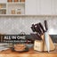 PAUDIN Kitchen Knife Set with Block, 14 Pieces Knife Sets for Kitchen with Block Carousel 5