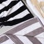 Striped Cabana Cotton Terry Beach Towel - Black Carousel 5