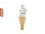 CLEARANCE!! Lego Ice Cream in a Cone - White - N Carousel 1